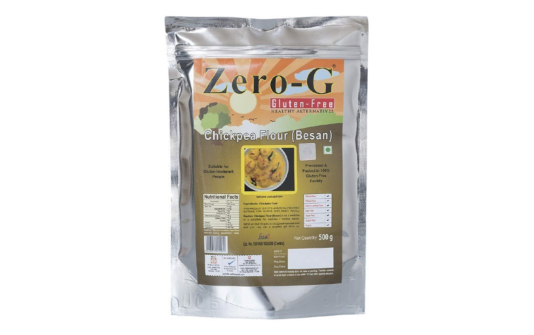 Zero-G Gluten Free Chickpea Flour (Besan)    Pack  500 grams
